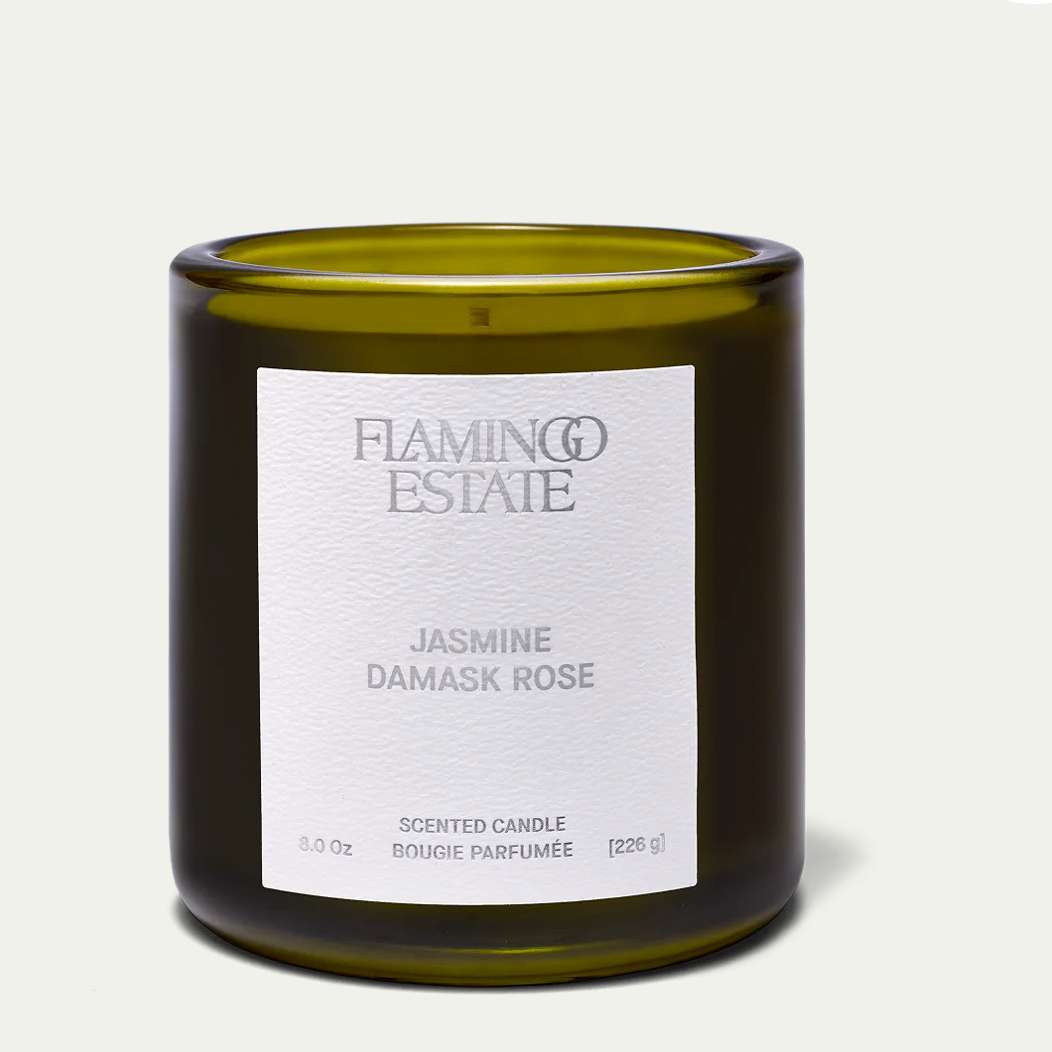 Flamingo Estate- Jasmine Damask Rose Candle