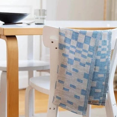 Lapuan - Koodi Dish Towel 48x70cm-Rainy Blue/Linen