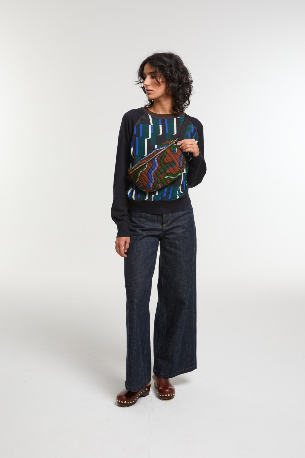 Mapoesie - Blue Chiara Mouvance Bum Bag