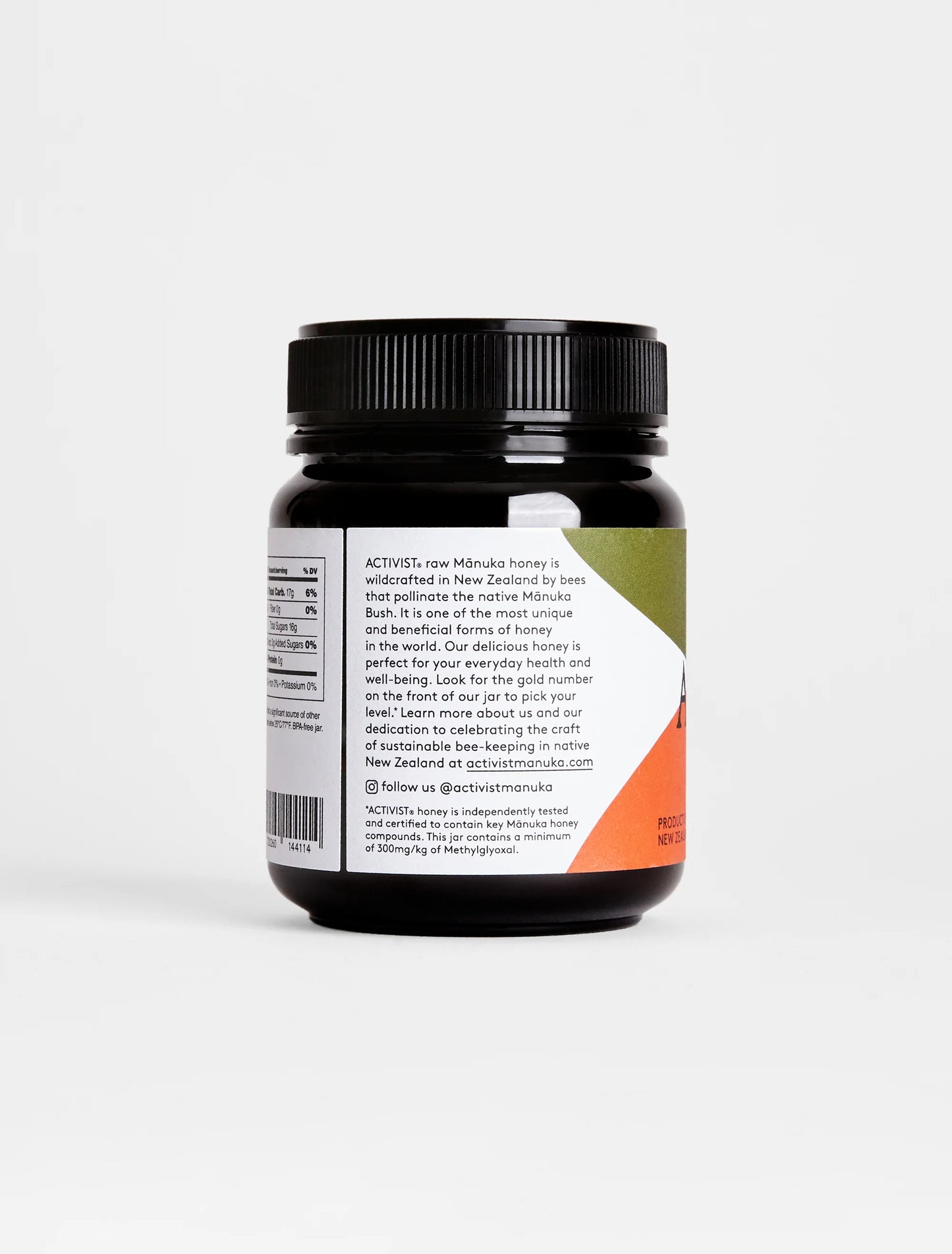 Activist -100% RAW Manuka Honey 300+MGO