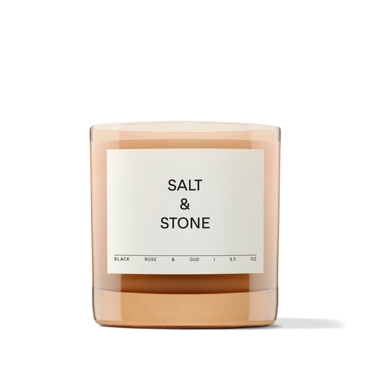 Salt & Stone Black Rose/Oud Candle