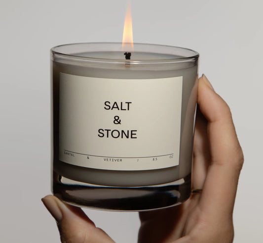 Salt & Stone Candle - Santal & Vetiver