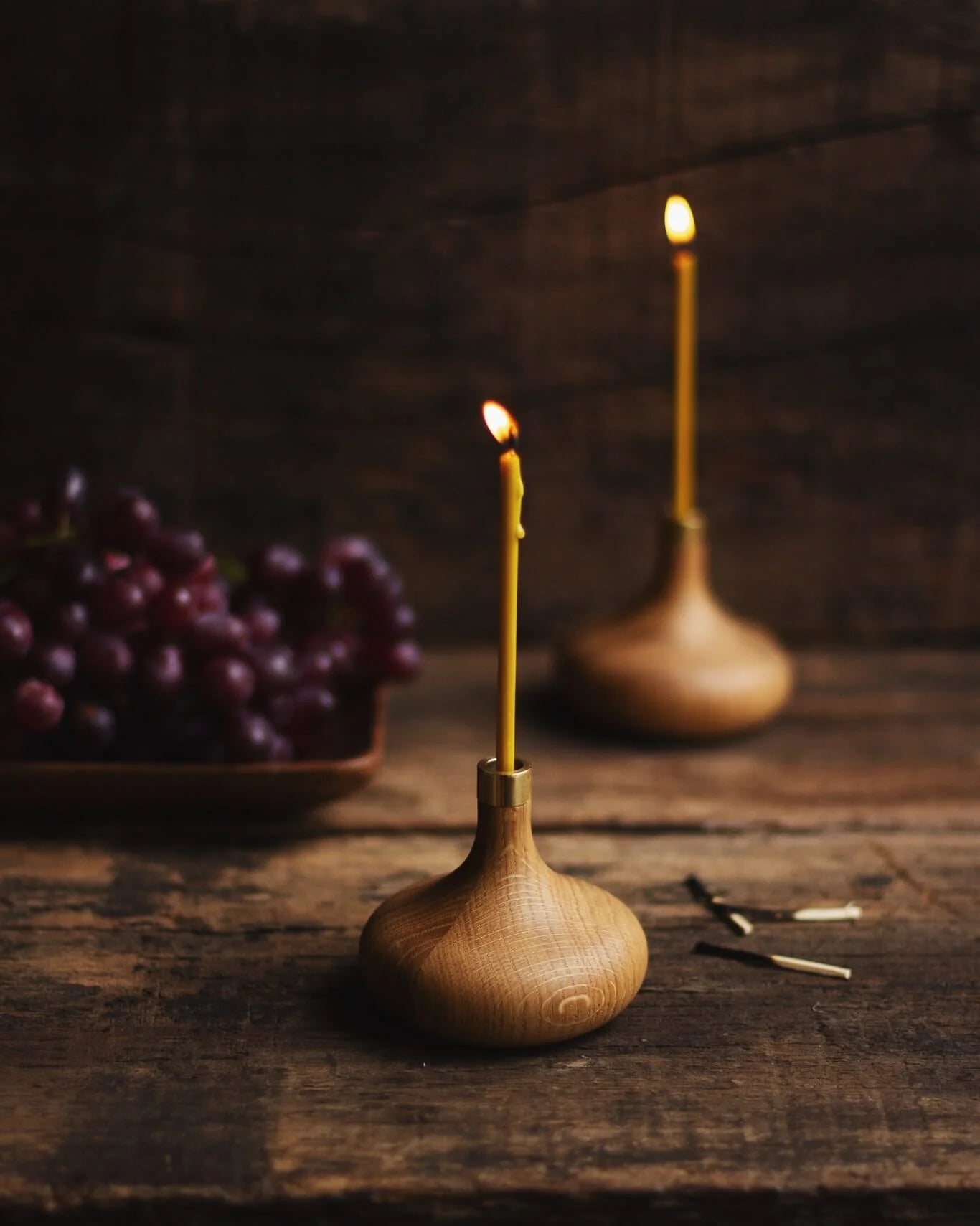 OVO Things - Oak Candle Holder