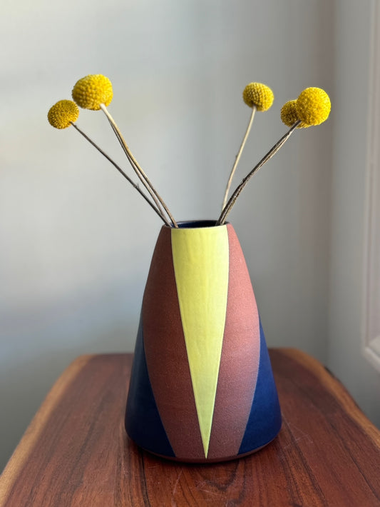 Jocelyn Miller Ceramics-Cone Celestial Vase