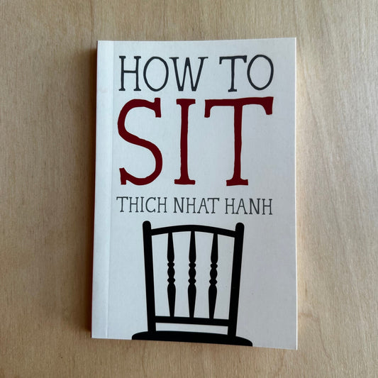 How to sit - book
