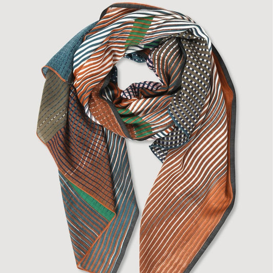 Mapoesie - Brown Vibrant Scarf