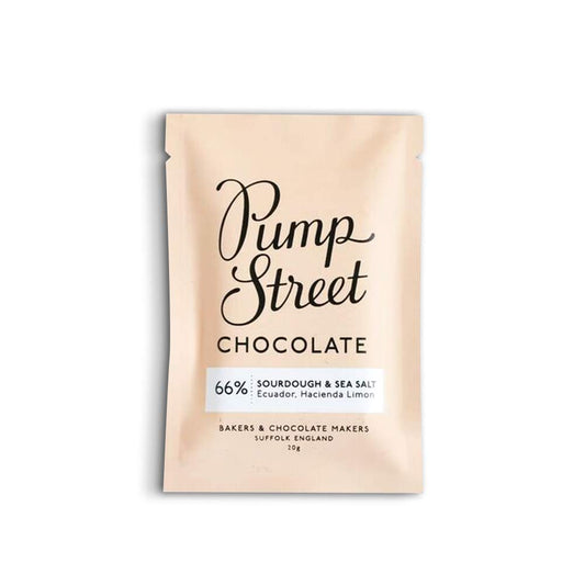 Pump Street Chocolate-  MINI Sourdough and Sea Salt 66%