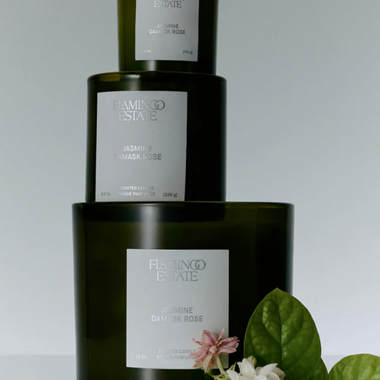 Flamingo Estate- Jasmine Damask Rose Candle