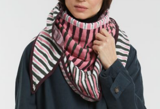 Mapoesie Triangle Frequence Scarves - Pink