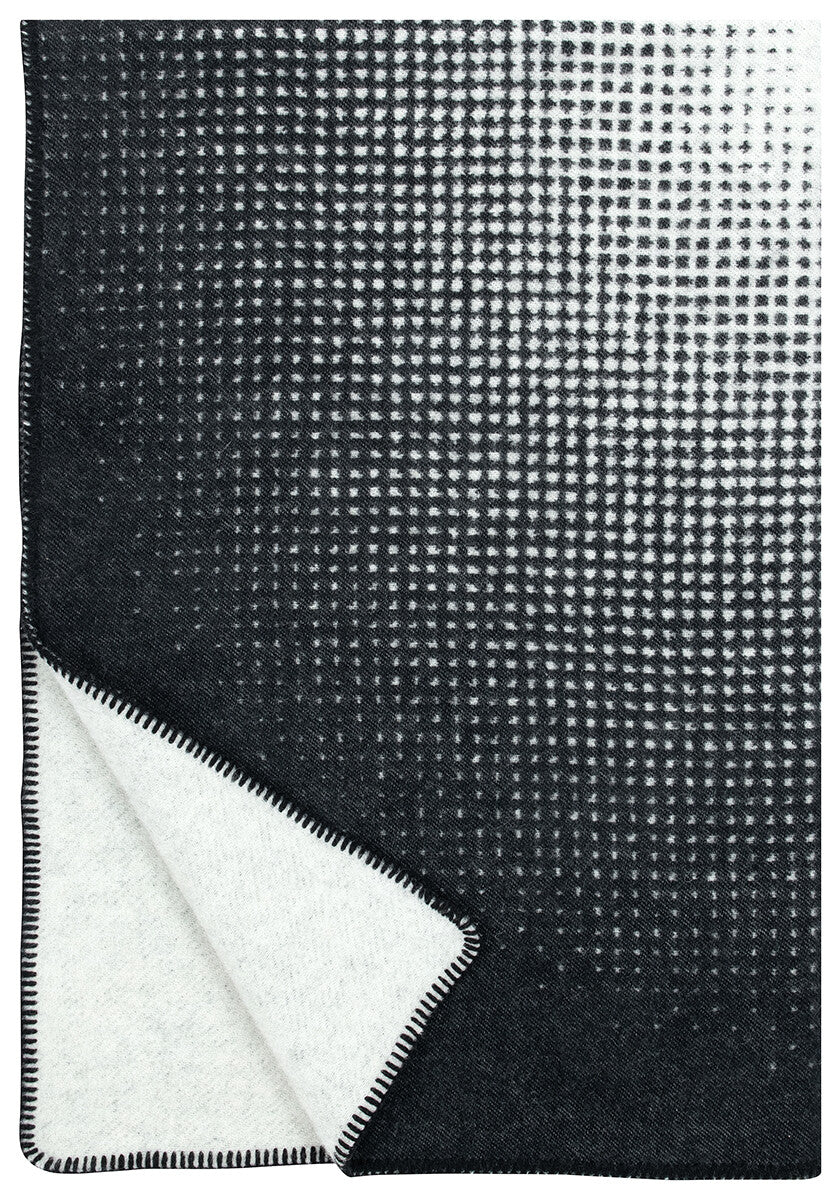 Lapuan - Juhannus Wool Blanket 150x200cm- White/Black