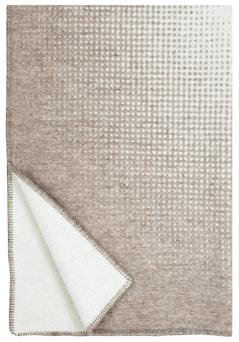 Lapuan - Juhannus Wool Blanket 150x200cm- White/Beige