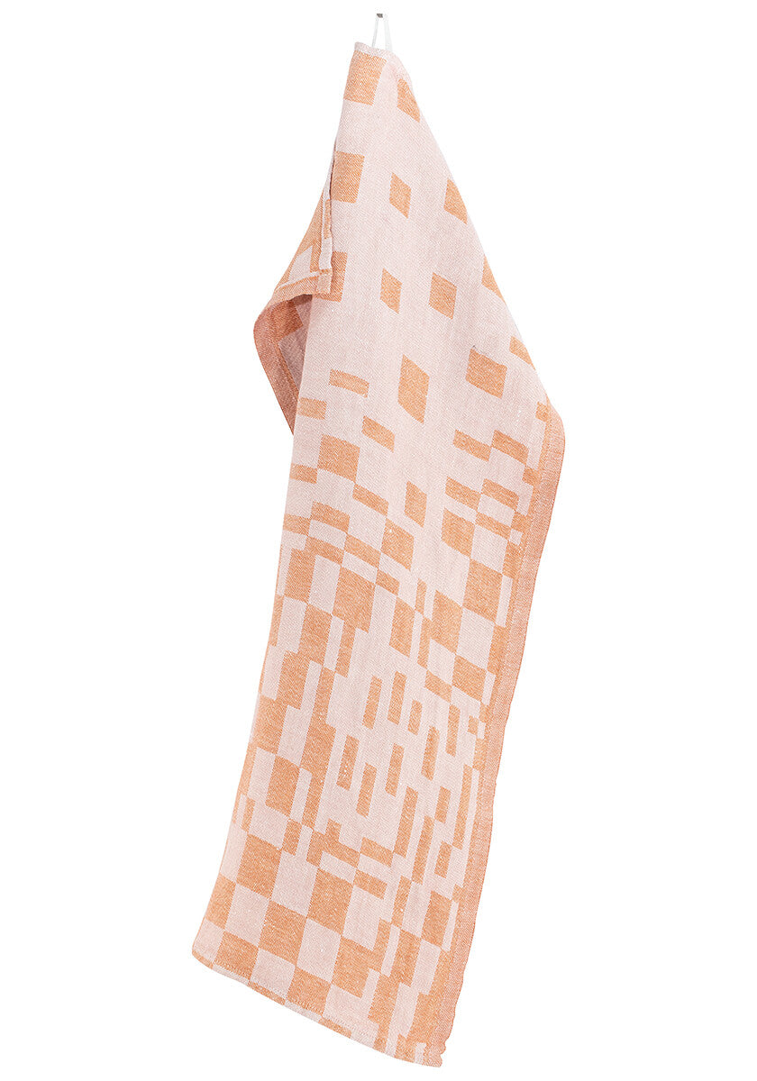 Lapuan -  Koodi Dish Towel 48x70cm-Rust/Rose