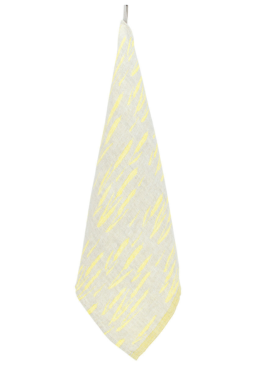 Lapuan - Osmankäämi Towel/Napkin 46x46cm-Linen/Yellow