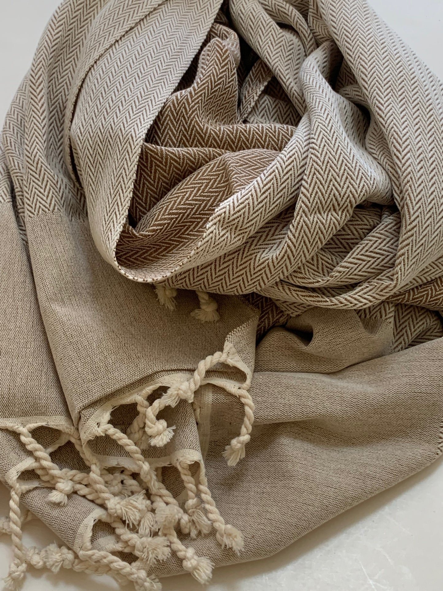 Balthazar + Rose Fouta / Bath Towel - Herringbone Weave