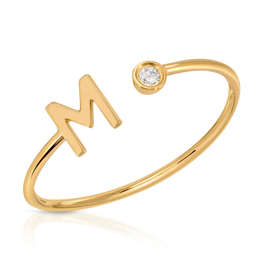 Danielle Morgan Jewelry - 14k initial ring