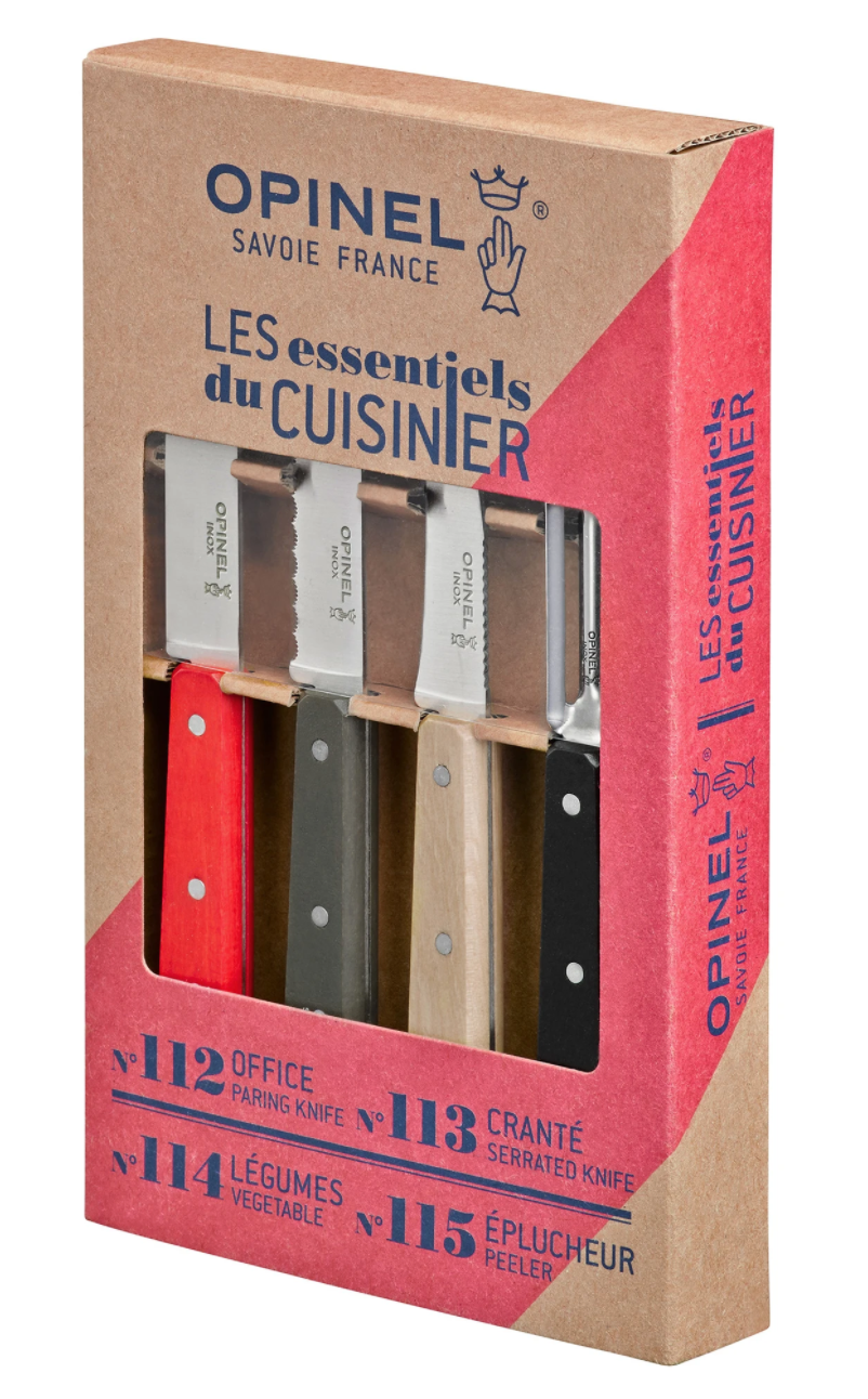 Opinel - Essential Small Kitchen Knife Set