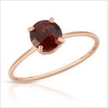 Danielle Morgan Jewelry-Checkerboard Red Garnet