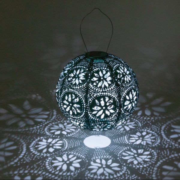 Soji Stella Globe BOHO Lantern - 12 inches