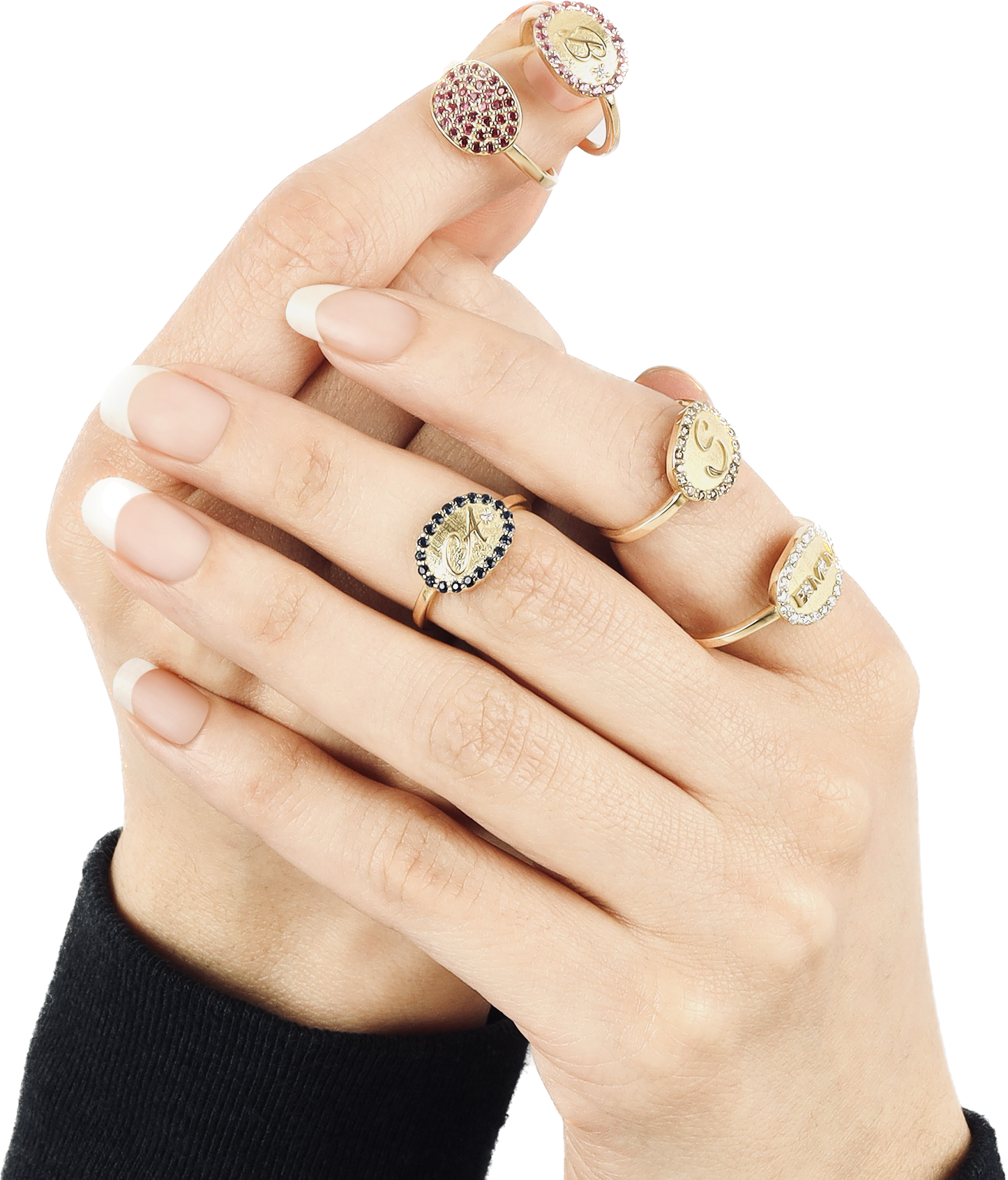 Danielle Morgan Jewelry - 18k initial ring
