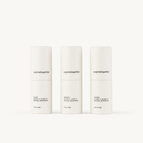 EvolveTogether-Natural deodorant trio set